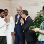 Sri Lankan President Anura Kumara Dissanayake was received by MoS Dr L Murugan as he arrived in New Delhi. (Courtesy: @MEAIndia via X)