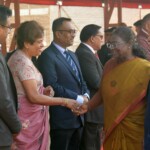 Sri Lankan President Anura Kumara Disanayaka received a ceremonial welcome & Guard of Honour on his maiden State Visit to India. (Courtesy: @rashtrapatibhvn via X)