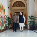 PM Narendra Modi received Sri Lankan President Anura Kumara Dissanayake at Hyderabad House. (Courtesy: @MEAIndia via X)