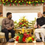 PM Narendra Modi held a bilateral meeting with Sri Lankan President Anura Kumara Dissanayake. (Courtesy: @MEAIndia via X)