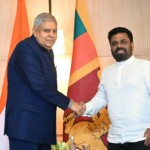 Vice-President Jagdeep Dhankhar called on Sri Lankan President Anura Kumara Disanayaka in New Delhi. (Courtesy: @VPIndia via X)
