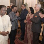 President Droupadi Murmu received President Anura Kumara Disanayaka of Sri Lanka at Rashtrapati Bhavan and hosted a banquet in his honour. (Courtesy: @rashtrapatibhvn via X)