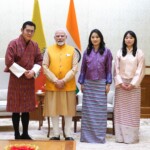 Prime Minister Narendra Modi along with King & Queen of Bhutan. (Courtesy: @narendramodi via X)
