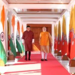 Prime Minister Narendra Modi welcomes Jigme Khesar Namgyel Wangchuck, King of Bhutan. (Courtesy: @narendramodi via X)