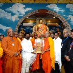 Sri Lankan President Anura Kumara Dissanayake visited the Mahabodhi temple in Bodh Gaya to seek blessings. (Courtesy: @MEAIndia via X)