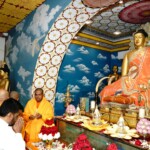 Sri Lankan President Anura Kumara Dissanayake visited the Mahabodhi temple in Bodh Gaya to seek blessings. (Courtesy: @MEAIndia via X)