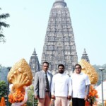 Sri Lankan President Anura Kumara Dissanayake visited the Mahabodhi temple in Bodh Gaya to seek blessings. (Courtesy: @MEAIndia via X)