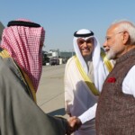 PM Narendra Modi arrived in Kuwait to a ceremonial welcome. He was Sheikh Fahad Yousef Saud Al-Sabah First Deputy PM, Minister of Defence & Interior and several other Ministers & dignitaries at the airport. (Courtesy: @MEAIndia via X)