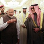PM Narendra Modi arrived in Kuwait to a ceremonial welcome. He was Sheikh Fahad Yousef Saud Al-Sabah First Deputy PM, Minister of Defence & Interior and several other Ministers & dignitaries at the airport. (Courtesy: @narendramodi via X)