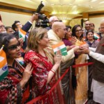 PM Narendra Modi accorded a warm welcome by Indian diaspora (Courtesy: @PMOIndia via X)