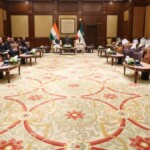 PM Narendra Modi met Sheikh Meshal Al-Ahmad Al-Jaber Al-Sabah, Amir of Kuwait at the Bayan Palace. (Courtesy: @MEAIndia via X)