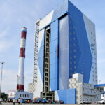 Launch vehicle integrated and moved to the First Launch Pad, for further integration of satellites and launch preparations. (Courtesy: ISRO)