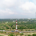 Launch vehicle integrated and moved to the First Launch Pad, for further integration of satellites and launch preparations. (Courtesy: ISRO)
