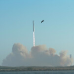 SpaceX's Starship rocket is pictured after launching as seen from South Padre Island near Brownsville, Texas, U.S. January 16, 2025. REUTERS/Gabriel V. Cardenas