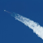 SpaceX's Starship rocket is pictured after launching as seen from South Padre Island near Brownsville, Texas, U.S. January 16, 2025. REUTERS/Gabriel V. Cardenas