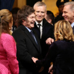 President of Argentina Javier Milei speaks with former Speaker of the House Kevin McCarthy as they arrive to the inauguration of U.S. President-elect Donald Trump in the Rotunda of the U.S. Capitol on January 20, 2025 in Washington, DC. Donald Trump takes office for his second term as the 47th president of the United States. Chip Somodevilla/Pool via REUTERS