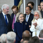 Former US President Bill Clinton and former Secretary of State Hillary Clinton arrive for the inauguration ceremony before Donald Trump is sworn in as the 47th US President in the US Capitol Rotunda in Washington, DC, on January 20, 2025. SAUL LOEB/Pool via REUTERS