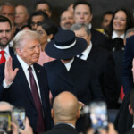 Donald Trump is sworn in as the 47th US President in the US Capitol Rotunda in Washington, DC, on January 20, 2025. SAUL LOEB/Pool via REUTERS