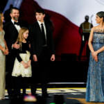 U.S. Vice President JD Vance, his wife Usha Vance, U.S. President Donald Trump's son Donald Trump Jr., and granddaughter Kai Madison Trump attend the Liberty Ball on Inauguration Day of Trump's second presidential term in Washington, U.S., January 20, 2025. REUTERS/Elizabeth Frantz