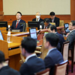 South Korea’s impeached President Yoon Suk Yeol attends his impeachment trial at the Constitutional Court in Seoul, South Korea, January 21, 2025. REUTERS/Kim Hong-Ji/Pool