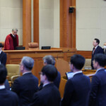 South Korea’s impeached President Yoon Suk Yeol attends his impeachment trial at the Constitutional Court in Seoul, South Korea, January 21, 2025. REUTERS/Kim Hong-Ji/Pool
