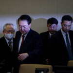 South Korea’s impeached President Yoon Suk Yeol arrives for his impeachment trial at the Constitutional Court in Seoul, South Korea, January 21, 2025. REUTERS/Kim Hong-Ji/Pool