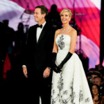 Ivanka Trump and her husband Jared Kushner and Eric Trump react as U.S. President Donald Trump speaks at the Liberty Ball on Inauguration Day of his second presidential term in Washington, U.S., January 20, 2025. REUTERS/Elizabeth Frantz