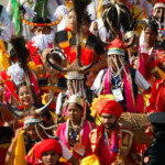 Dancers perform during the Republic Day celebrations in New Delhi, India, January 26, 2025. REUTERS/Adnan Abidi