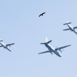 Indian Air Force aircrafts fly past during the Republic Day parade in New Delhi, India, January 26, 2025. REUTERS/Adnan Abidi