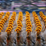 Indian soldiers march during the Republic Day parade in New Delhi, India, January 26, 2025. REUTERS/Adnan Abidi
