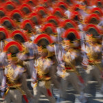 Indian soldiers march during the Republic Day parade in New Delhi, India, January 26, 2025. REUTERS/Adnan Abidi