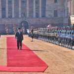 President Droupadi Murmu & PM Narendra Modi welcomed President Prabowo Subianto of Indonesia on his maiden State Visit to India. (Courtesy: @MEAIndia via X)