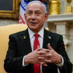 Israeli Prime Minister Benjamin Netanyahu speaks as he meets with U.S. President Donald Trump (not pictured) at the White House in Washington, U.S., February 4, 2025. REUTERS/Elizabeth Frantz