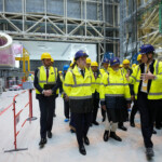 French President Emmanuel Macron and Indian Prime Minister Narendra Modi visit the ITER (International Thermonuclear Experimental Reactor) in Saint-Paul-les-Durance, southern France, Wednesday, Feb. 12, 2025. Laurent Cipriani/Pool via REUTERS