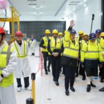 French President Emmanuel Macron and Indian Prime Minister Narendra Modi visit the ITER (International Thermonuclear Experimental Reactor) in Saint-Paul-les-Durance, southern France, Wednesday, Feb. 12, 2025. Laurent Cipriani/Pool via REUTERS