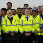 French President Emmanuel Macron and Indian Prime Minister Narendra Modi visit the ITER (International Thermonuclear Experimental Reactor) in Saint-Paul-les-Durance, southern France, Wednesday, Feb. 12, 2025. Laurent Cipriani/Pool via REUTERS
