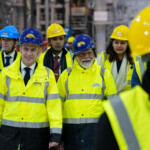 French President Emmanuel Macron and Indian Prime Minister Narendra Modi visit the ITER (International Thermonuclear Experimental Reactor) in Saint-Paul-les-Durance, southern France, Wednesday, Feb. 12, 2025. Laurent Cipriani/Pool via REUTERS