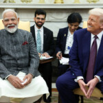 U.S. President Donald Trump meets with Indian Prime Minister Narendra Modi at the White House in Washington, D.C., U.S., February 13, 2025. REUTERS/Kevin Lamarque narendra modi, donald trump