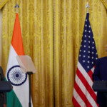 U.S. President Donald Trump holds a joint press conference with Indian Prime Minister Narendra Modi at the White House in Washington, D.C., U.S., February 13, 2025. REUTERS/Kevin Lamarque