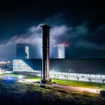 Super Heavy moving to the pad at Starbase (February 9)