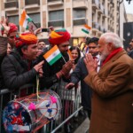 Indian diaspora in Paris welcomes PM Narendra Modi
