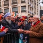 Indian diaspora in Paris welcomes PM Narendra Modi