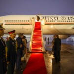 PM Narendra Modi arrives on an official working visit to Washington D.C., USA.