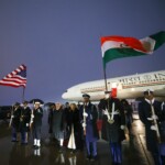 PM Narendra Modi arrives on an official working visit to Washington D.C., USA.