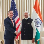 PM Narendra Modi met with US National Security Advisor Michael Waltz at Blaire House today in Washington DC