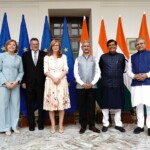 EAM S Jaishankar participated in the 2nd India - EU Trade and Technology Council meeting along with cabinet ministers Piyush Goyal and Ashwini Vaishnaw.