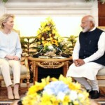 PM Narendra Modi held talks with European Commission President Ursula von der Leyen & the EU College of Commissioners