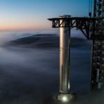Super Heavy on the launch pad at Starbase ahead of Starship's eighth flight test (February 25)