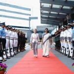European Commission President Ursula von der Leyen arrives in New Delhi for the first visit of EU College of Commissioners to India
