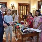 European Commission President Ursula von der Leyen witnessed the use of UPI mechanism of India